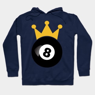 8 Ball with a crown Hoodie